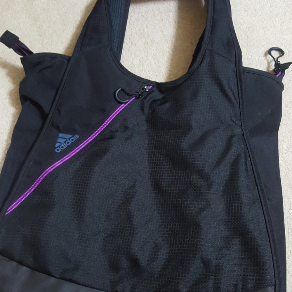 Adidas gym bag with zipper